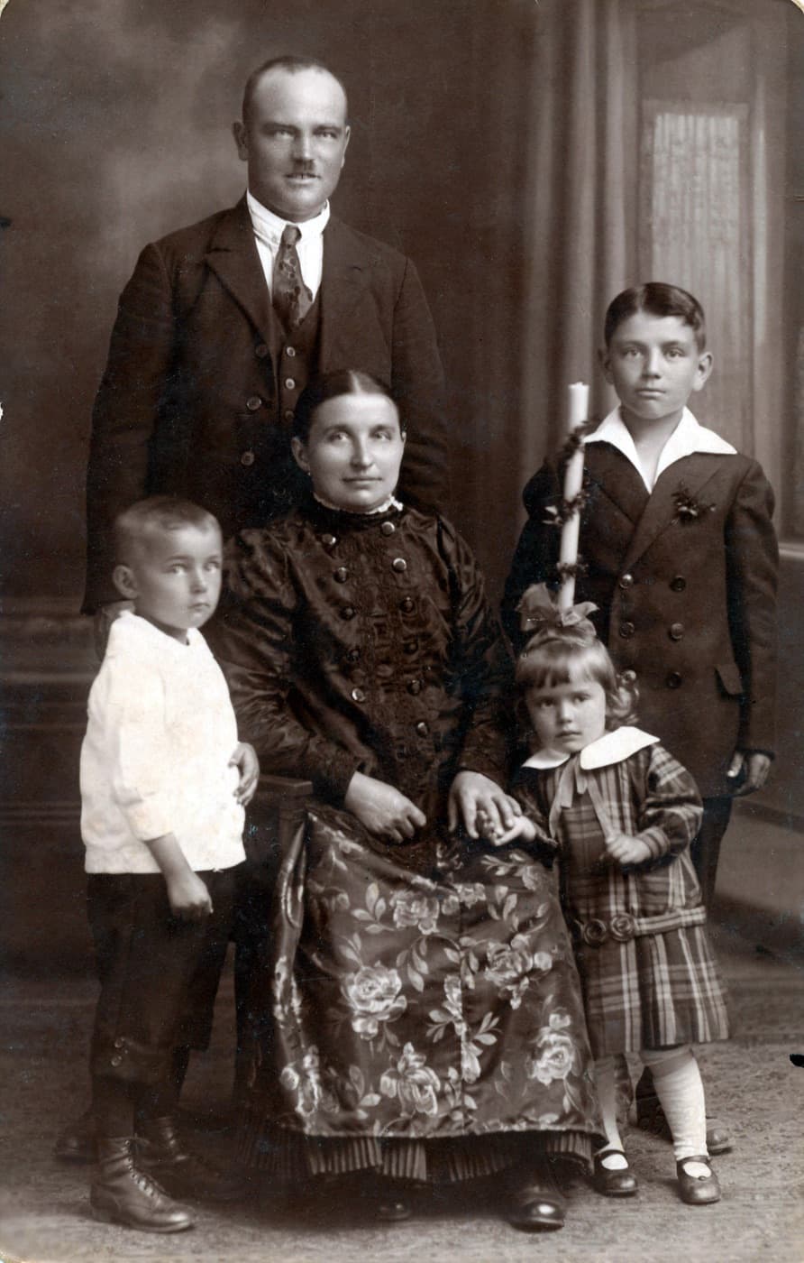 Confirmación de mi bisabuelo en Ratibor, Silesia (1928)