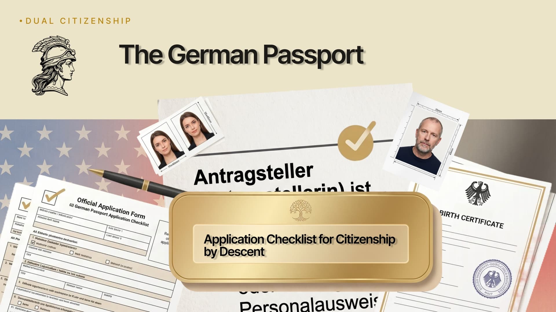 German passport application checklist for citizenship by descent applicants in 2026